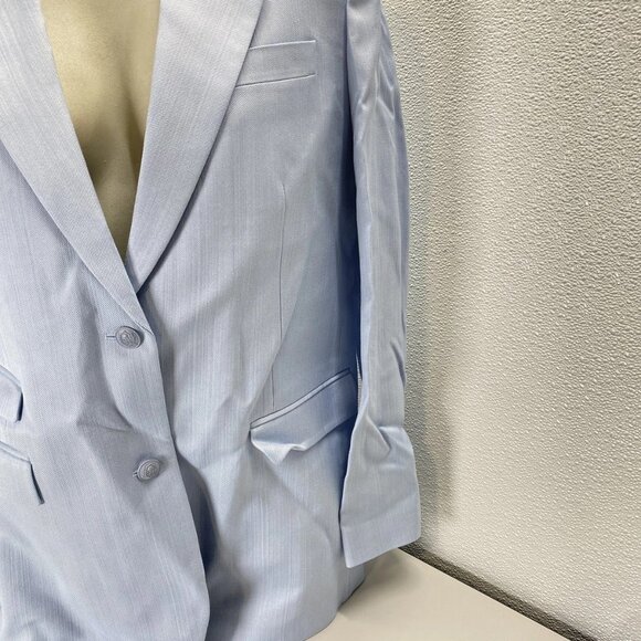 NEW THE KOOPLES Women’s Two-Button Tend Blazer Light Spring Blue Size 42 - Picture 10 of 12